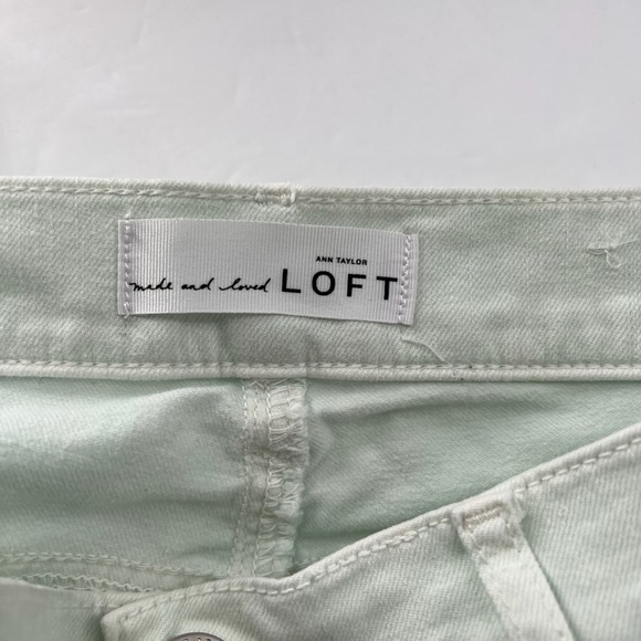Loft Anne Taylor Modern Kick Crop Jeans Ladies Size 26/2 - Picture 7 of 10